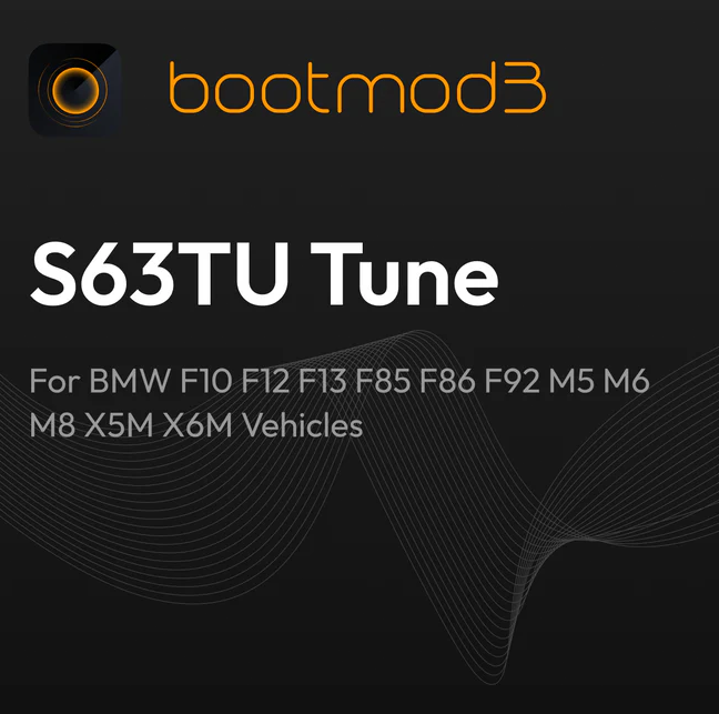 bootmod3 S63TU Tune - For BMW F10 F12 F13 F85 F86 F92 M5 M6 M8 X5M X6M Vehicles