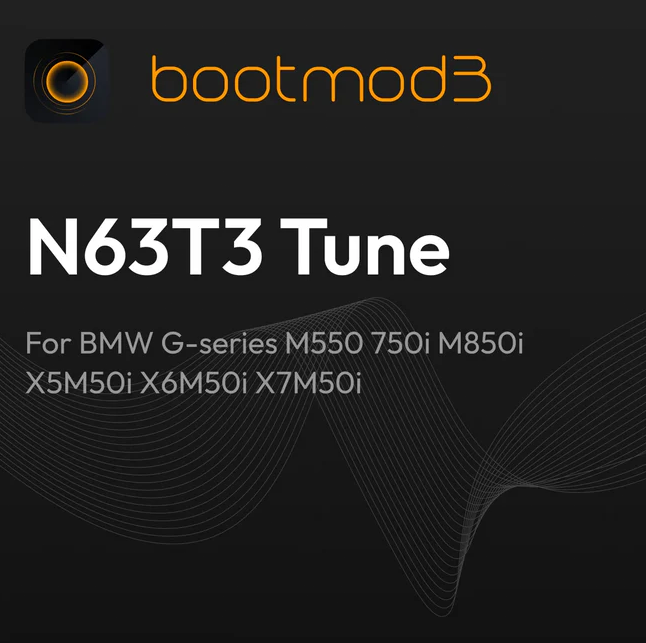 bootmod3 N63T3 Tune - For BMW G-series M550 750i M850i X5M50i X6M50i X7M50i Vehicles